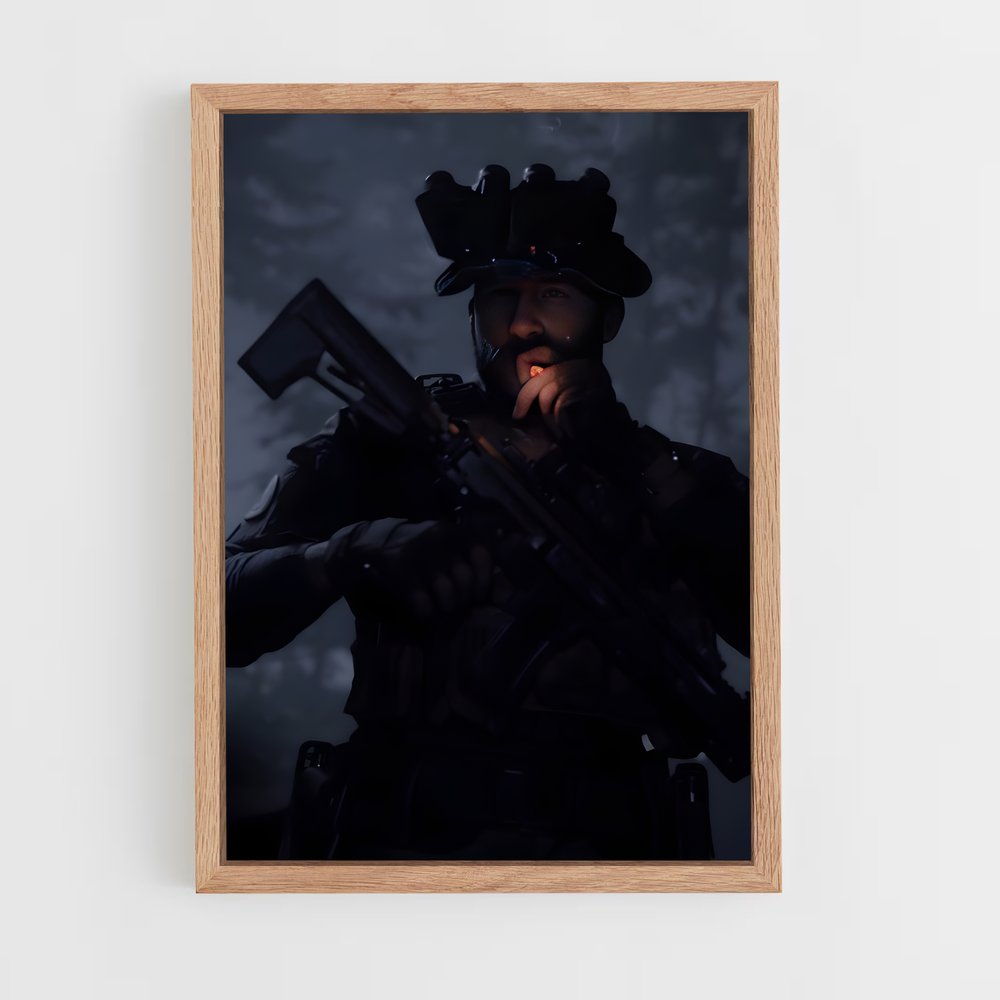 Poster Opération Noire – affiche Call of Duty (vue 4)
